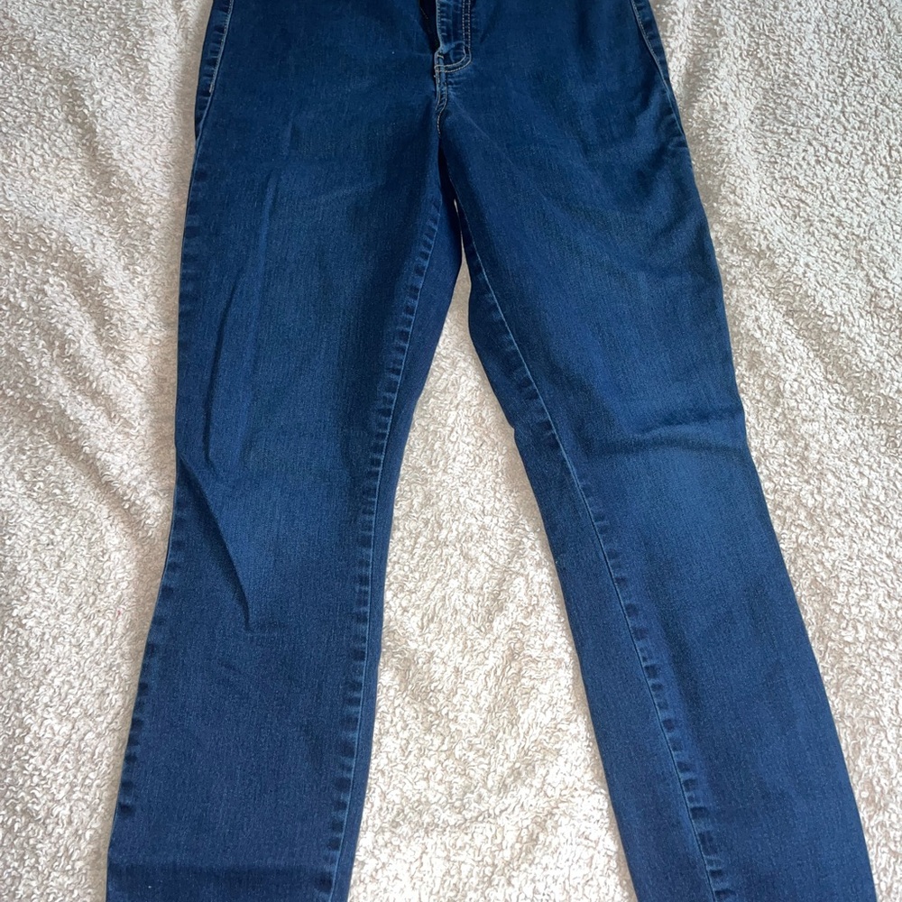 Fashion Nova Blue Skinny Jeans